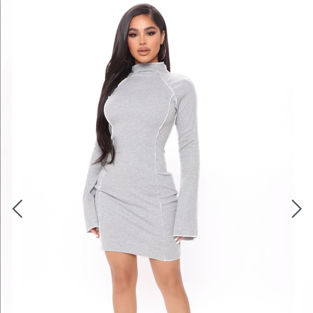 Fashion Nova-
Show Some Seams Mini Dress
